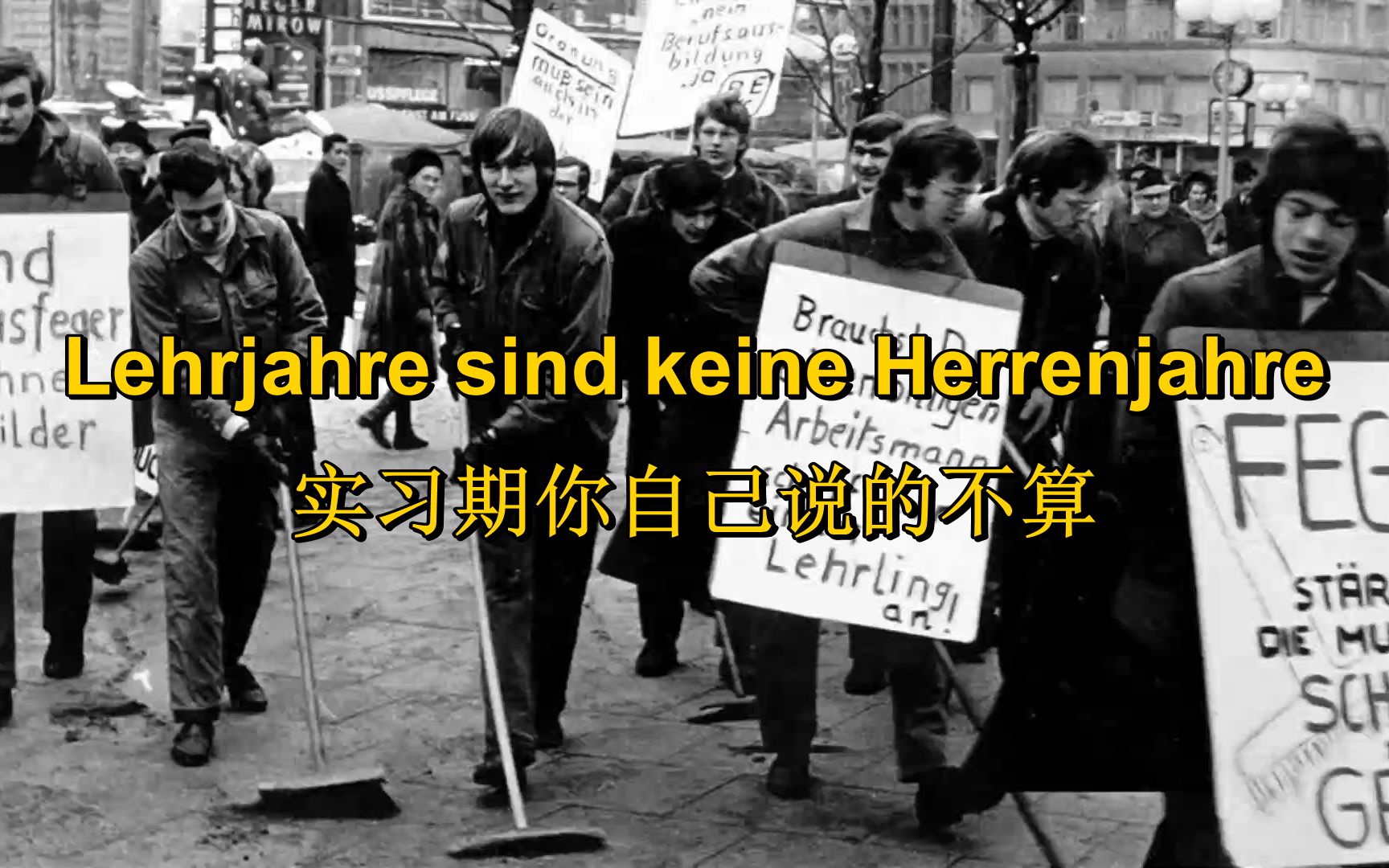 Lehrjahre Sind Keine Herrenjahre Bedeutung www.bilibili.com