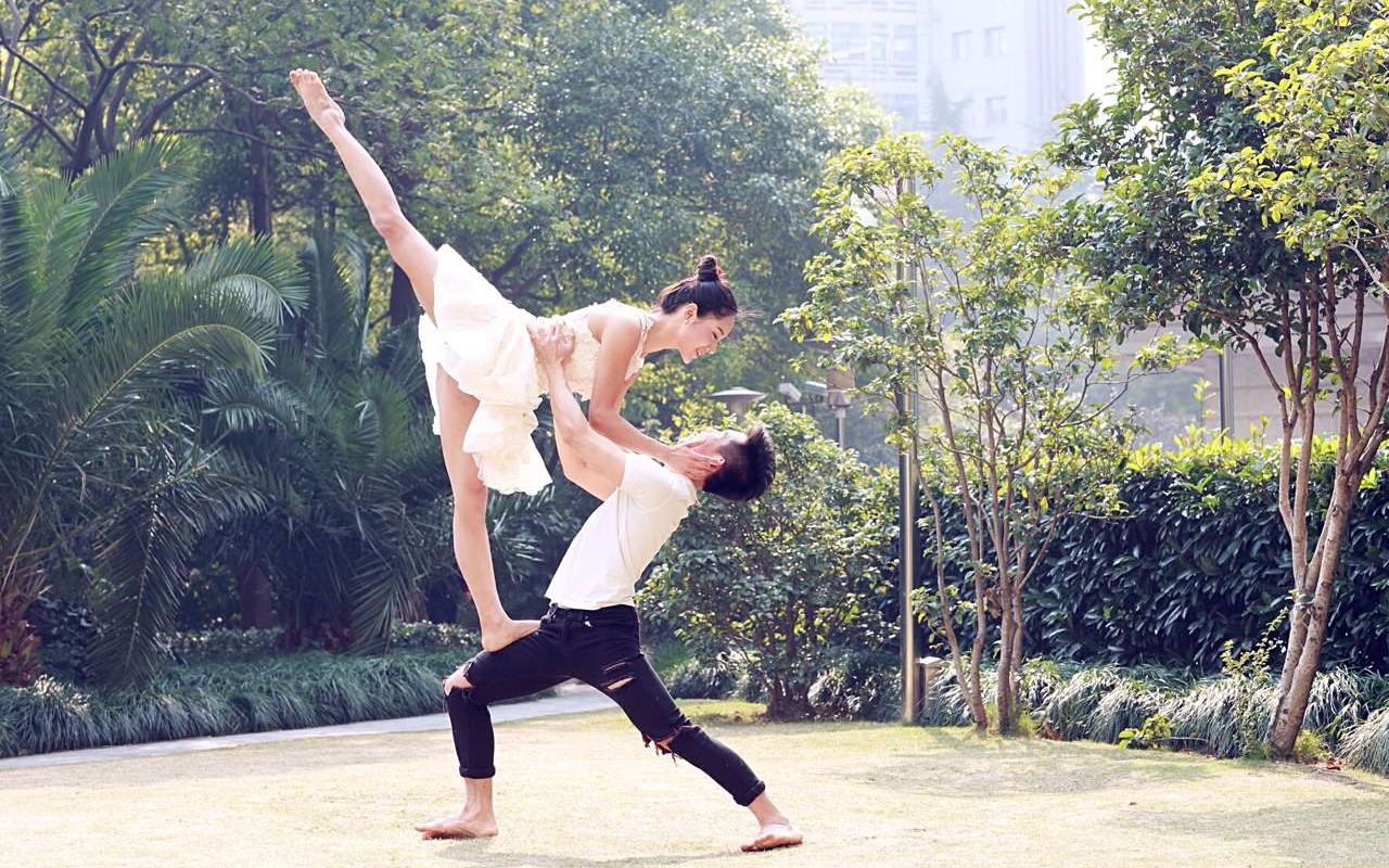 钢管舞版《神雕侠侣》 双人钢管舞 上海雅婷钢管舞