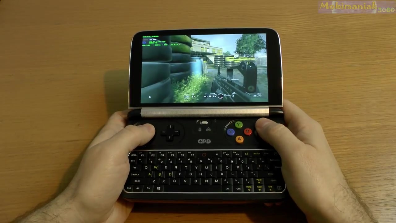 gpdwin2代游戏掌机玩steam游戏彩虹六号围攻