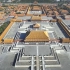 空中视角看故宫的建筑布局