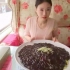 【韩国吃播】弗朗西斯卡外景挑战500秒吃超大盆炸酱面；P2纪念吃播500日做蛋糕
