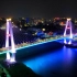 航拍揭阳大桥夜景