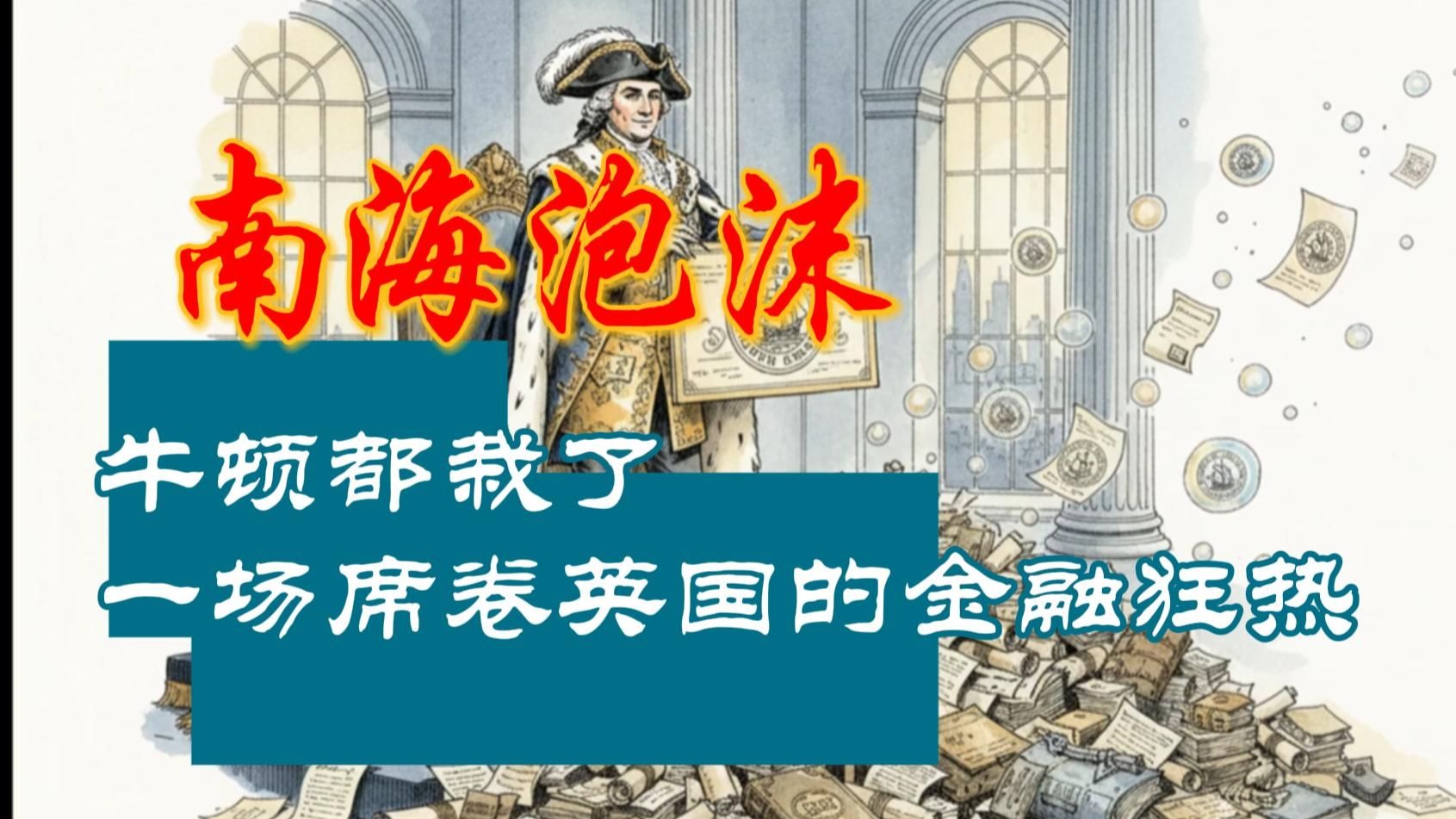 南海泡沫：连牛顿都栽了！一场席卷英国的金融狂热