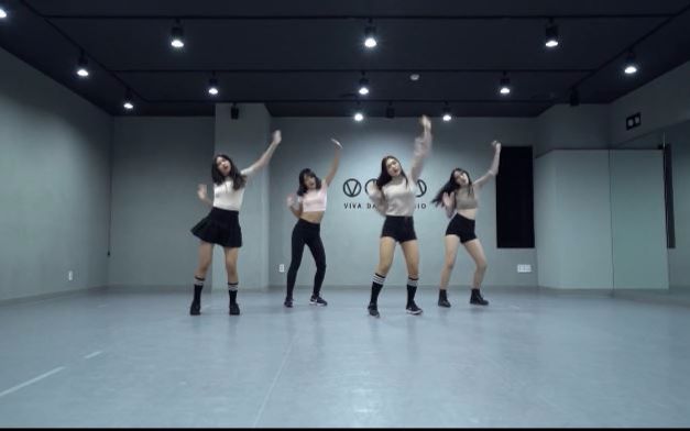 blackpink-韩国妹子翻跳舞蹈《玩火》by viva dance studio