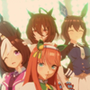 【赛马娘MMD】特别周&爱慕织姬&曼城茶座&爱丽速子&无声铃鹿 - Little Scarlet Bad Girl
