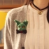【lari手作】羊毛毡 绿猫精灵胸针教程视频