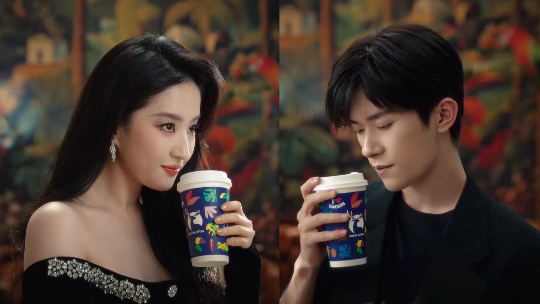 刘亦菲 x 易烊千玺 瑞幸最新广告
