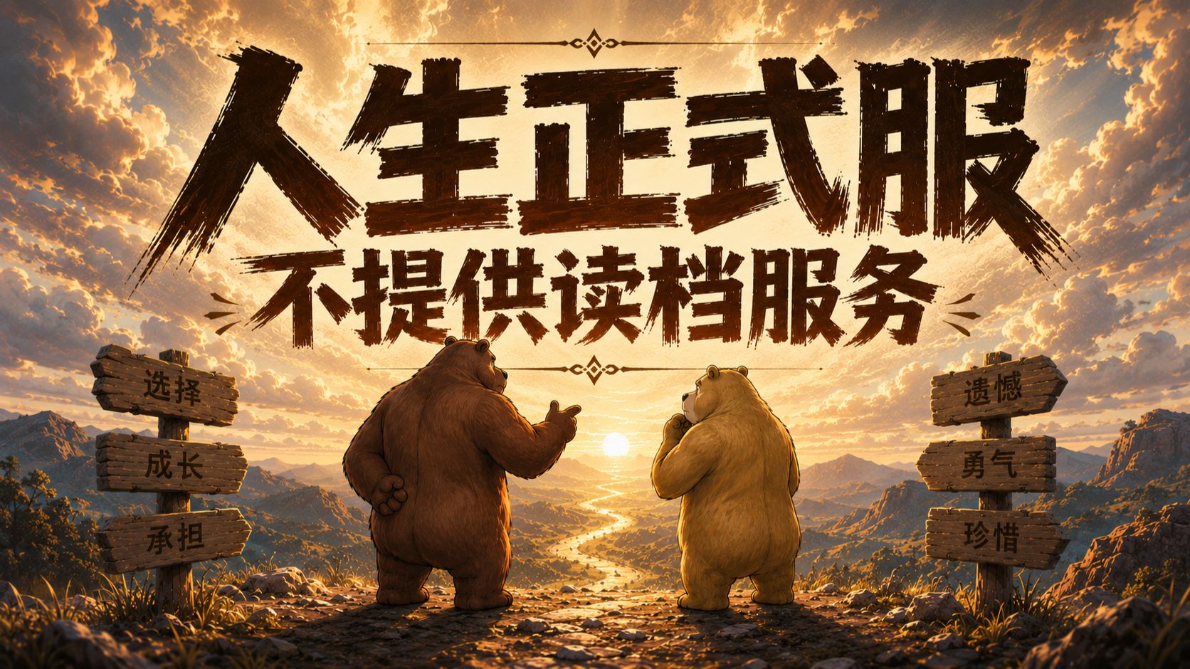 如果人生可以无限存档，你还会珍惜现在吗？