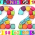Numbers 1 to 1000 in 100 Fonts 英语数字 1-1000 儿童少儿早教英语数学启蒙教育