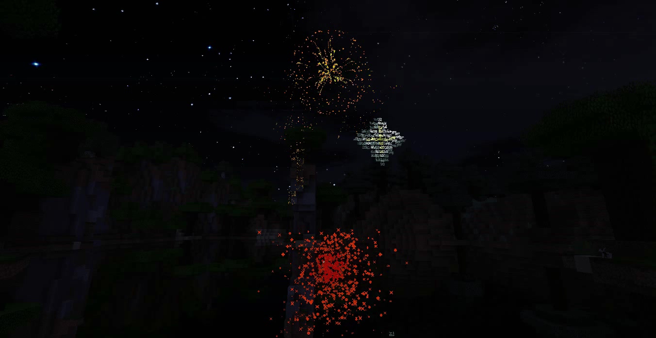 【minecraft】我的世界烟花欣赏
