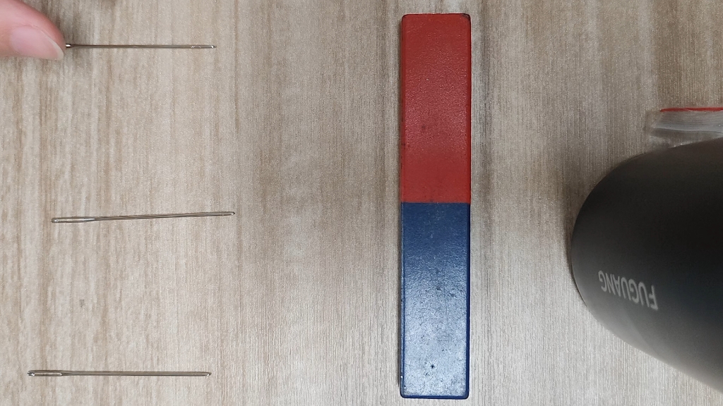 探究不同磁化方式对小磁针磁力大小的影响（纯吸引、单向摩擦、往返摩擦）