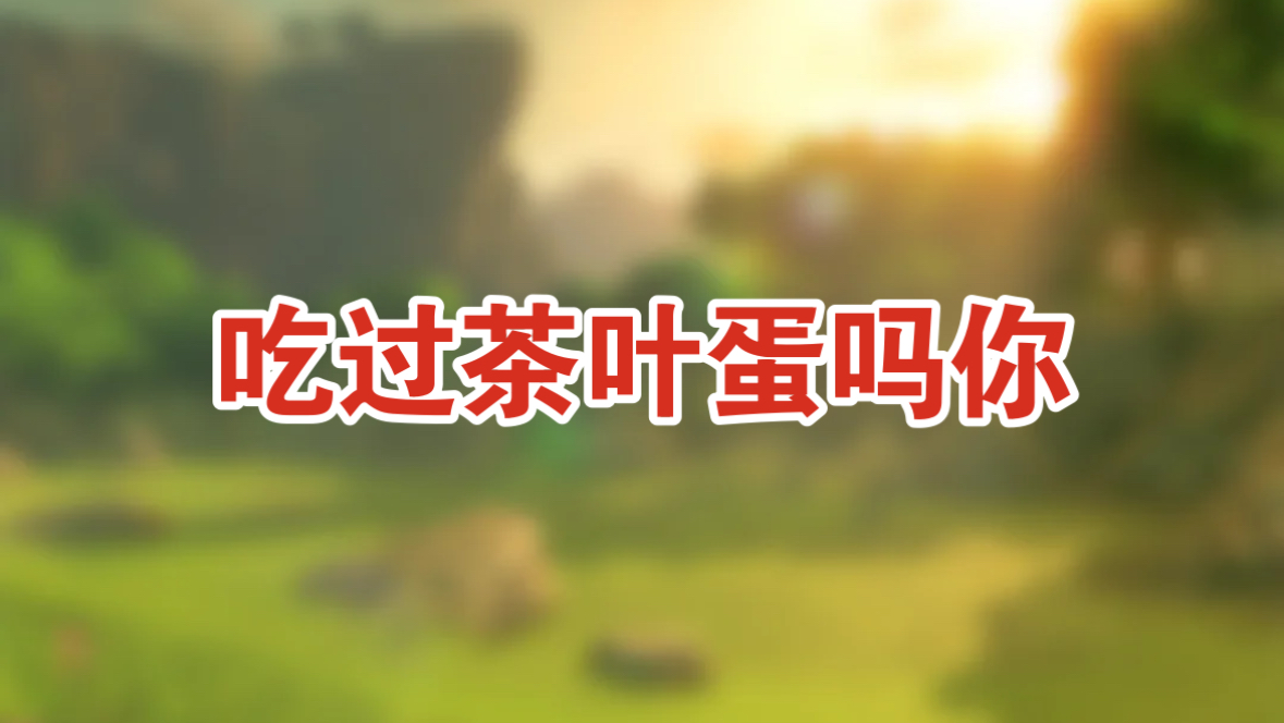 吃过茶叶蛋吗你