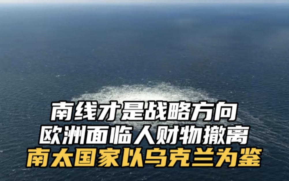 南线才是战略方向,欧洲面临人财物撤离,南太国家以乌克兰为鉴哔哩哔哩bilibili