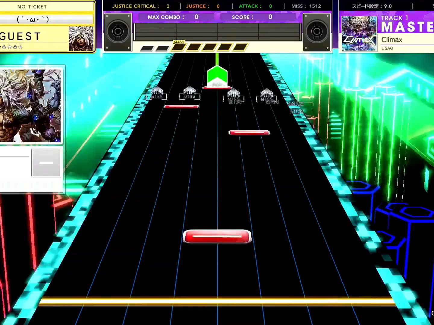 【CHUNITHM/中二节奏】谱面确认 Climax [MASTER 15] (流速9.0)