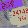 双色球24148期分析，仅个人观点，不供参考(祝君好运