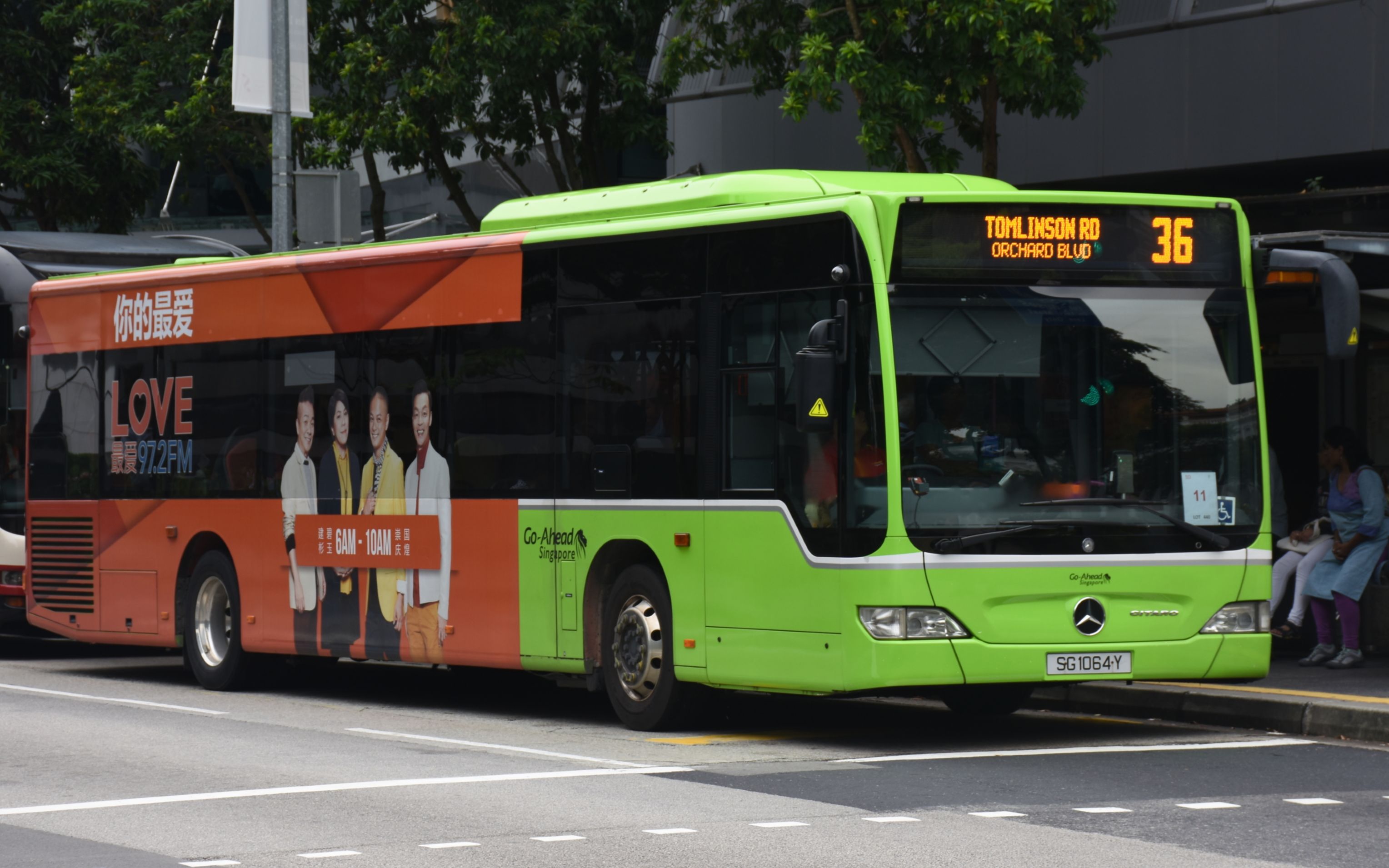 新加坡公交goahead36路樟宜机场66汤林生路