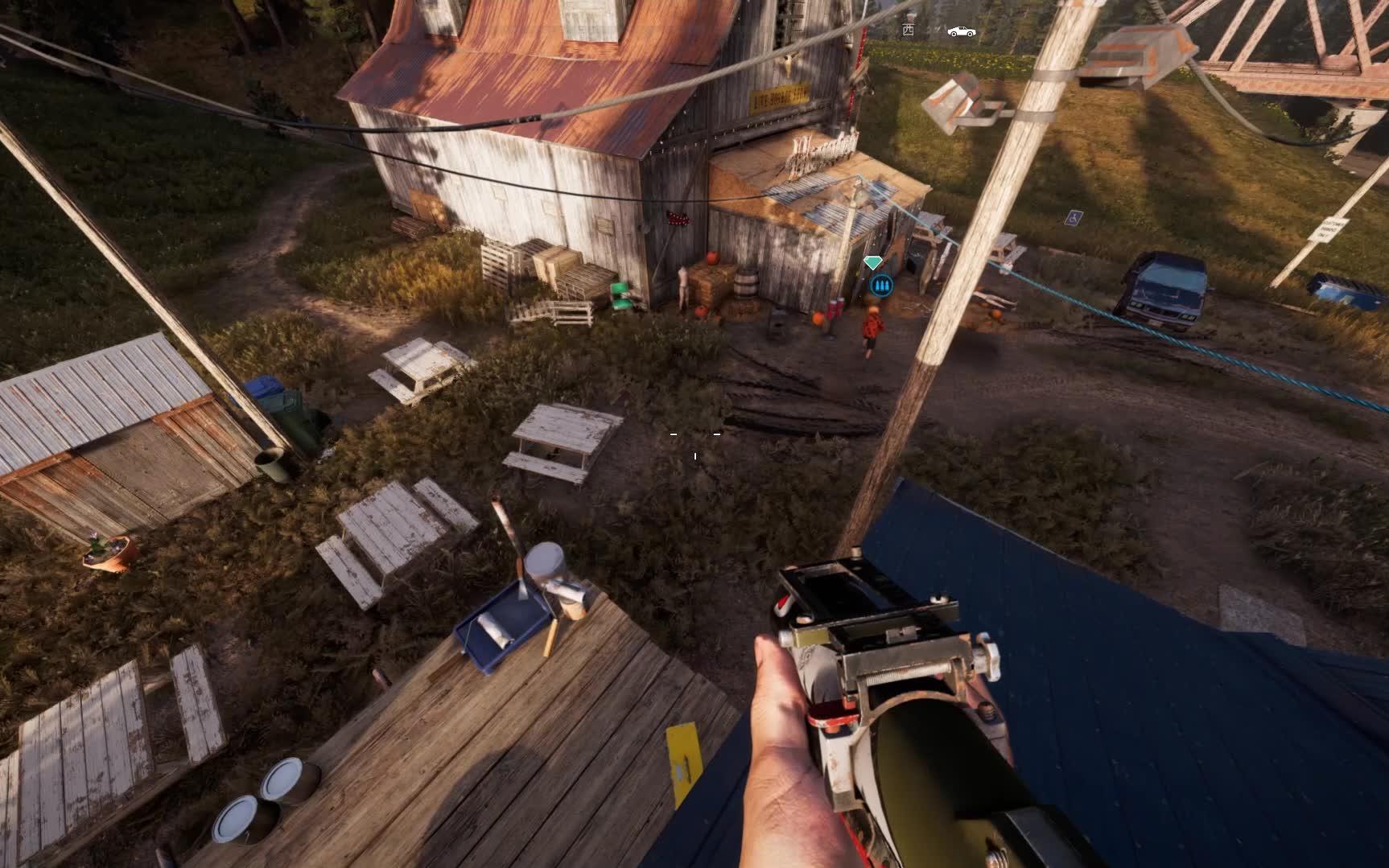 孤岛惊魂5farcry5鬼屋探险奥哈拉的鬼屋游玩1080p特效全开