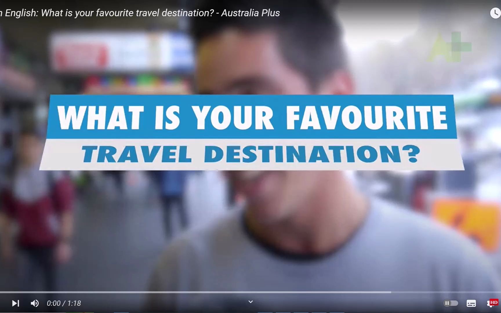 What's your favorite travel destination? 你最喜欢的旅游目的地是？倩倩紫英语倩倩紫英语哔哩哔哩视频