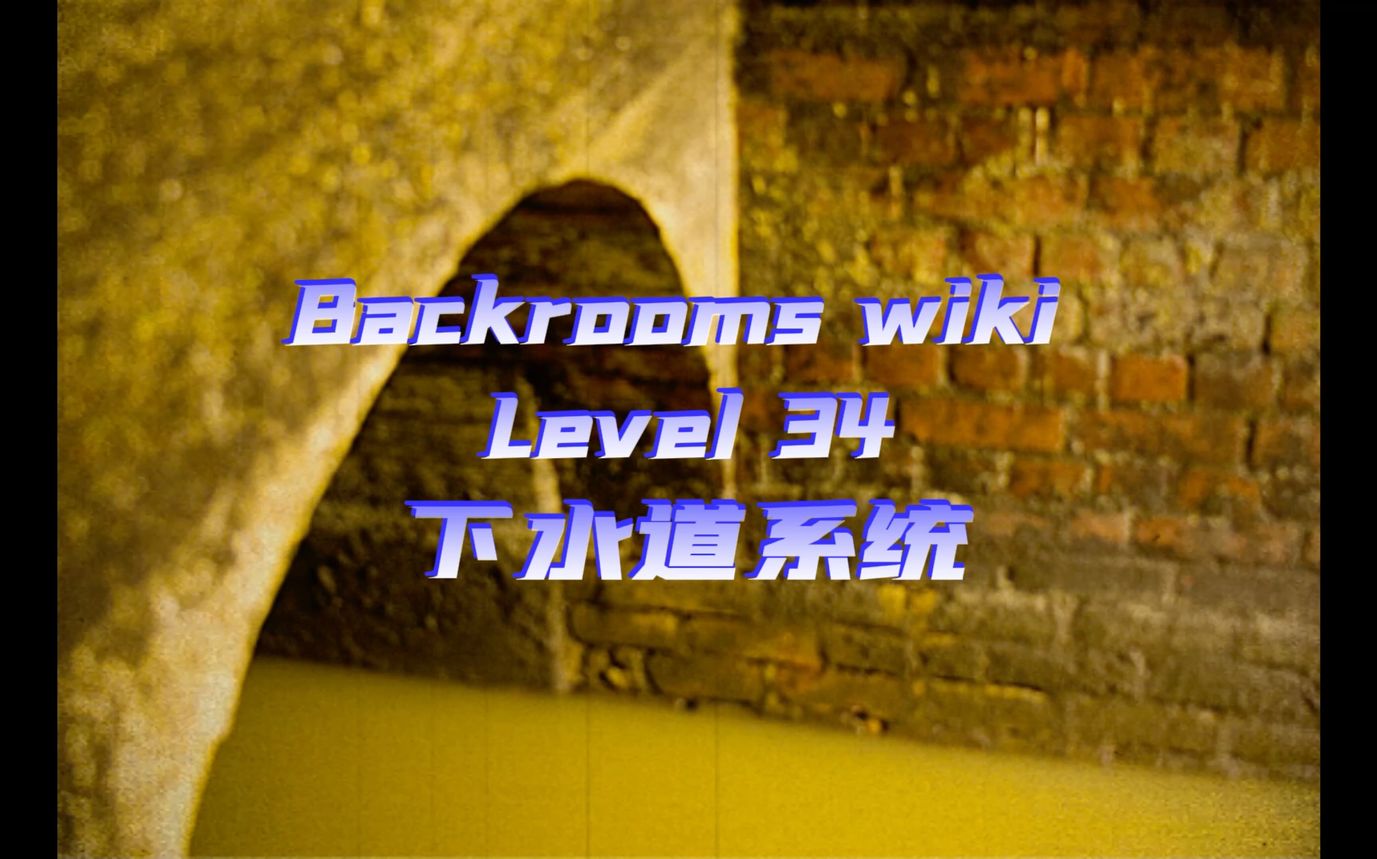 Level 34 Sewer System [Backrooms Wikidot] 