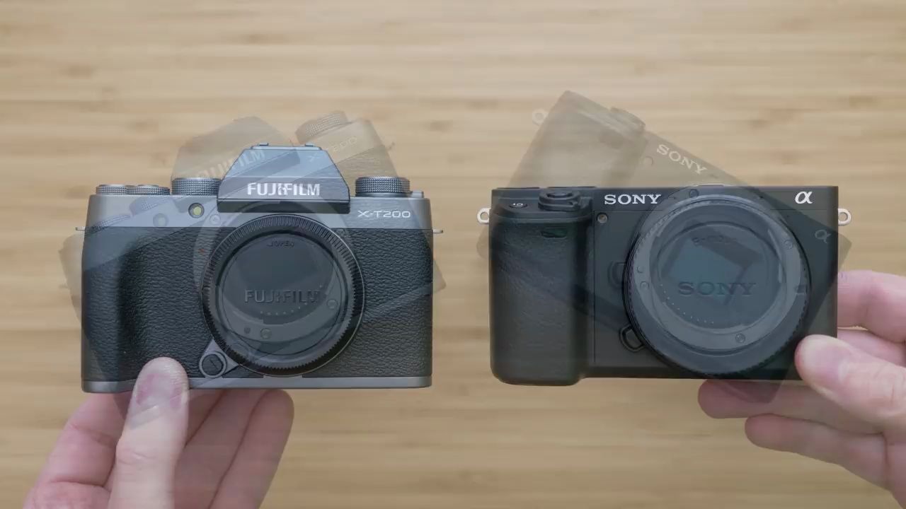 Fujifilm 富士XT200 vs Sony索尼 A6400 A6100，入门级&中档相机评测对比_哔哩哔哩_bilibili
