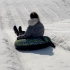 圆明园雪场，坐轮胎滑雪的快乐
