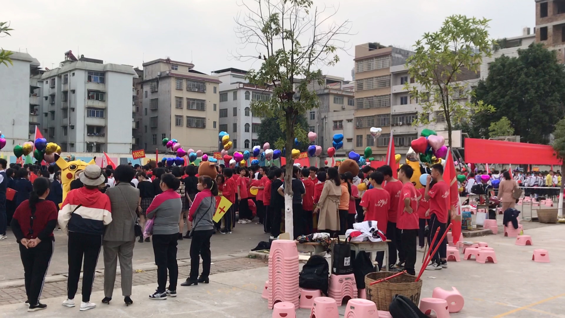 苗中运动会开幕式