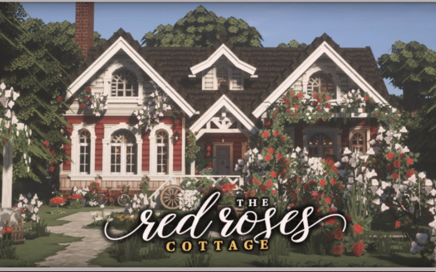 【Minecraft】红玫瑰小屋｜The Red Roses Cottage - Cocricot x MiniaTuria Mod