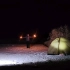 冬季骑行吉林，山区不好找住的地方，扎营苞谷地睡在一尺厚的雪上