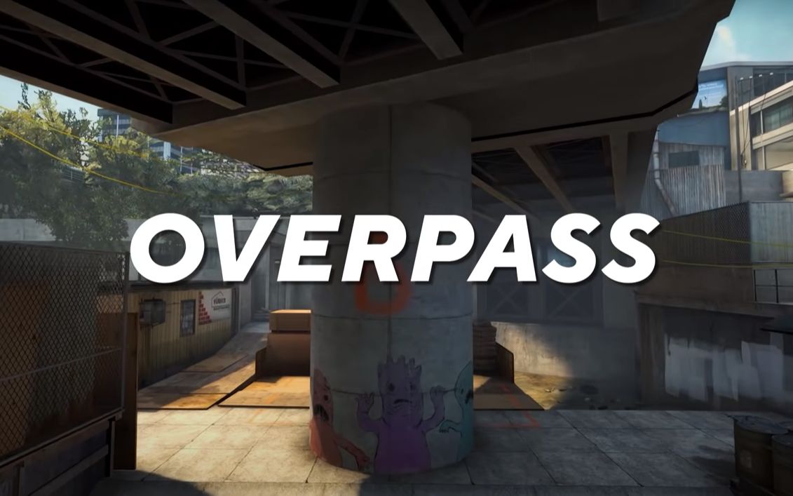 【cs:go】overpass死亡游乐园常规道具(128ticks)