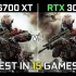 RX 6700 XT vs RTX 3080 | 15款游戏FPS测试 - 多大差距？