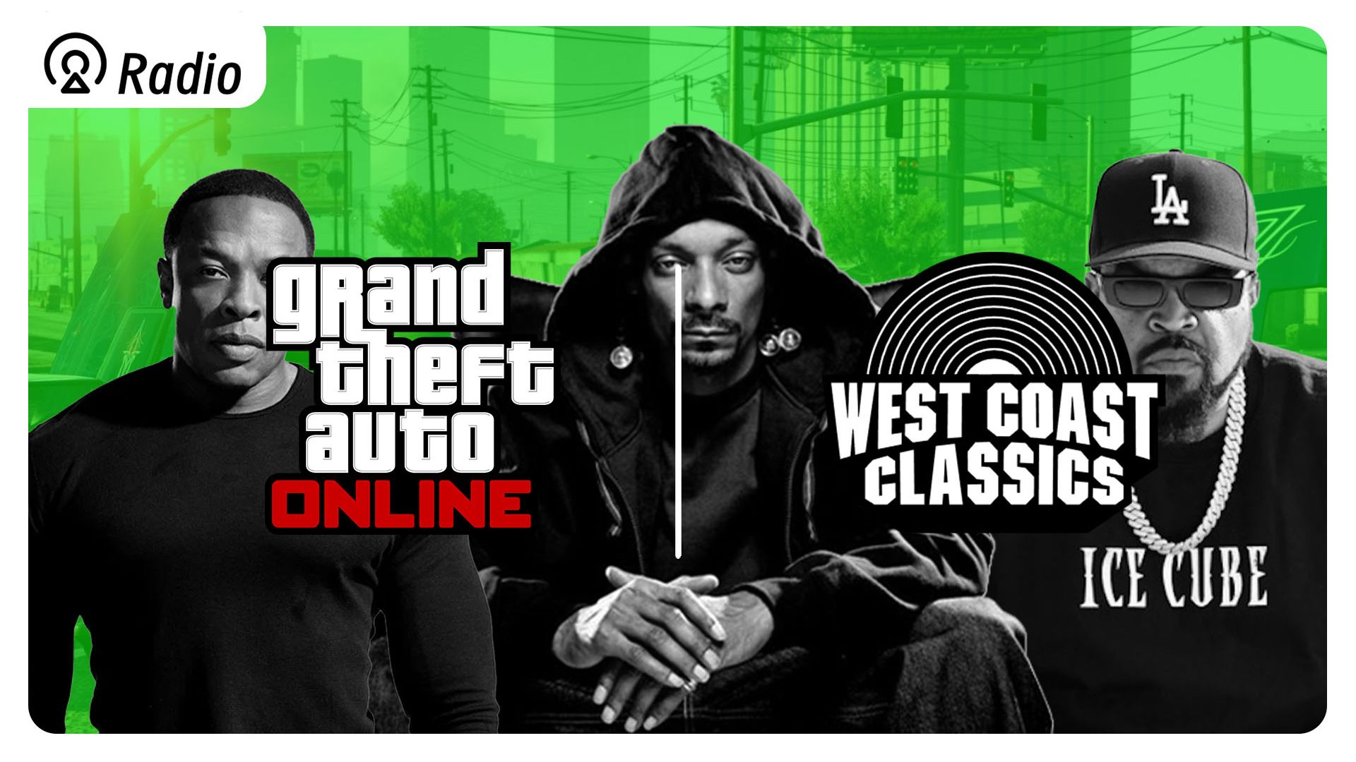 【GTA】西海岸经典电台 — 洛圣都匪帮说唱 West Coast Classics（中文歌词 DJ主持翻译烤肉）