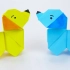 一张纸教你折可站立的小狗，非常可爱做法也简单，手工折纸教程