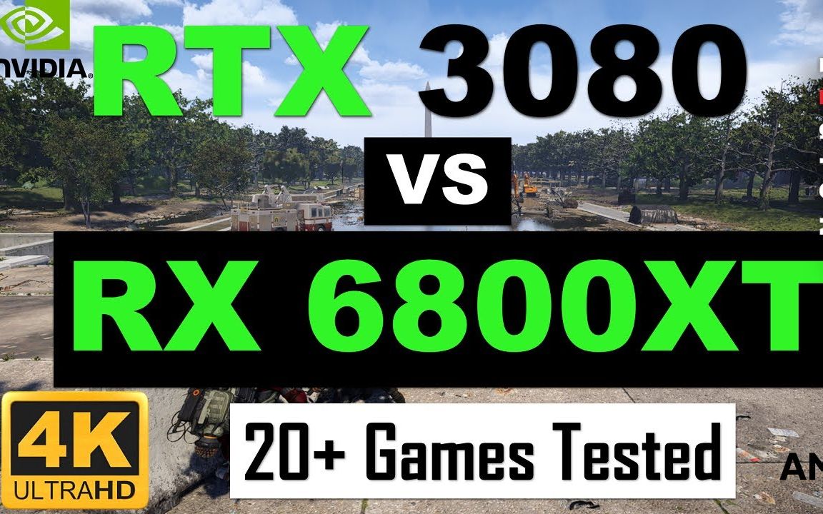神回复：英伟达 RTX 3080 与 AMD RX 6800XT 通过最受欢迎的20+PC游戏测试基准[首次进行]的第1张示图
