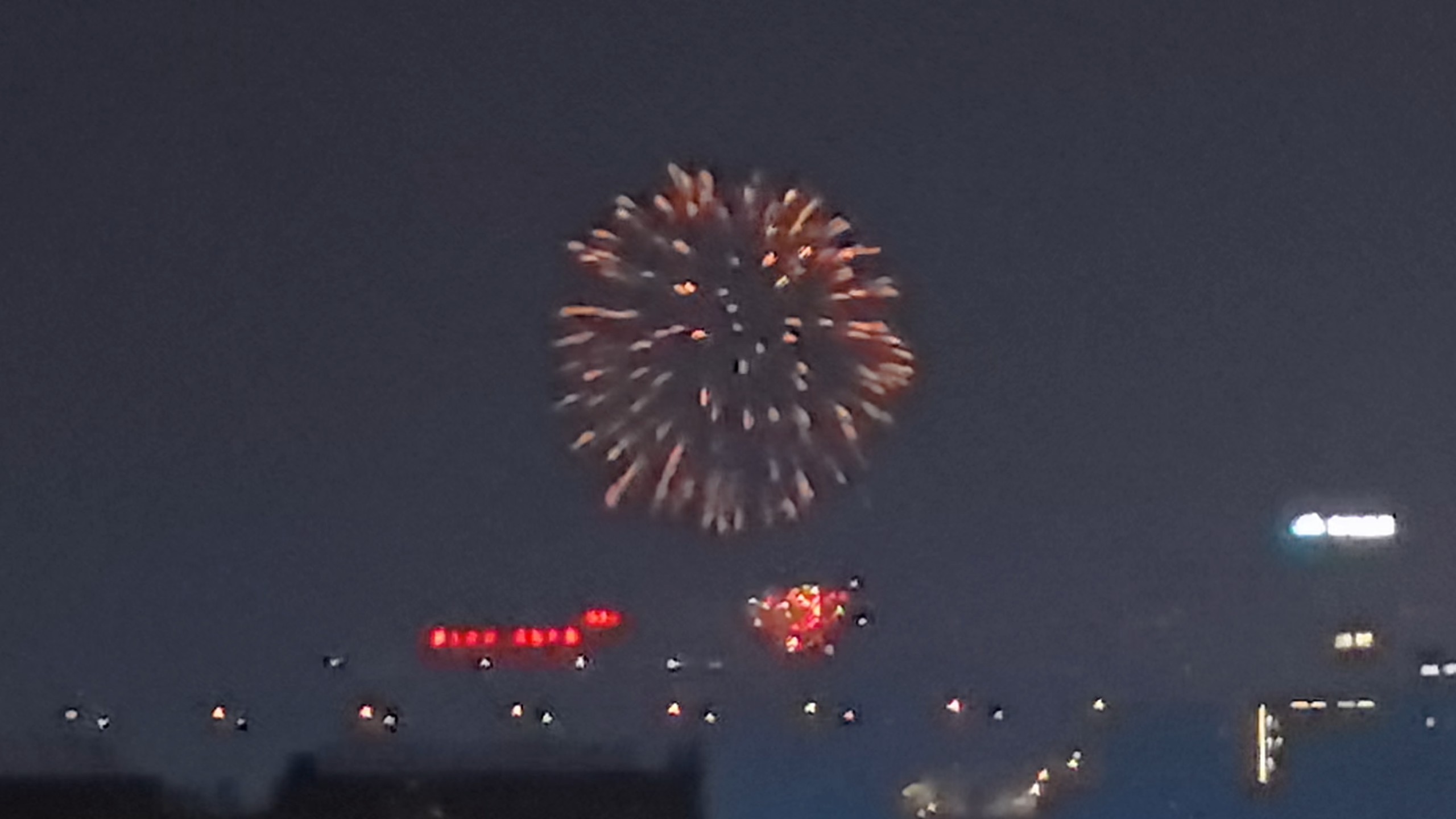 远处的锦冠红梅+亿万