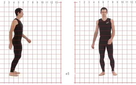 行走参考 | 男性标准走