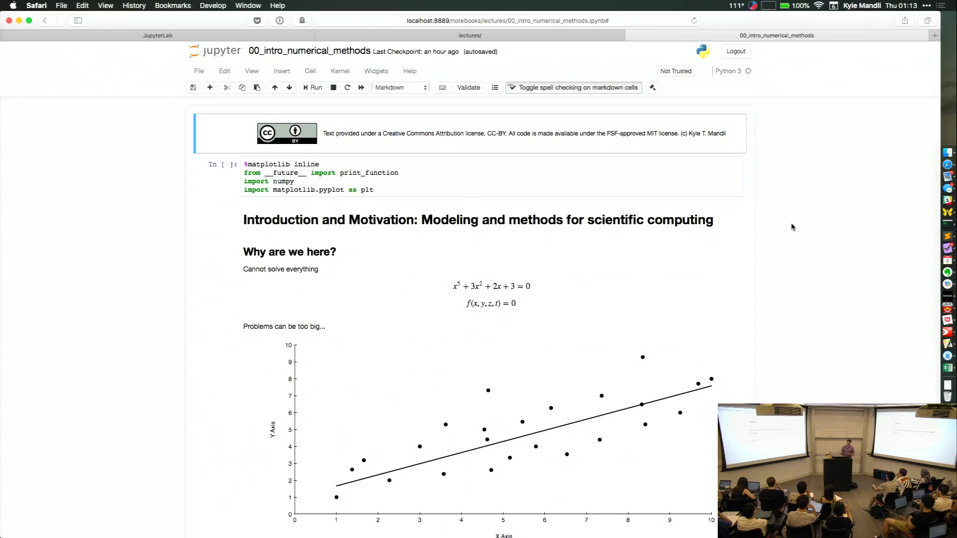 【数学/编程(python)】数值方法  哥伦比亚大学公开课（暂无字幕）