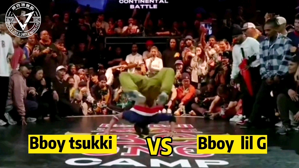 日本天才街舞少年tsukki和红牛全明星lilg的battle，真是精彩，未来的红牛冠军