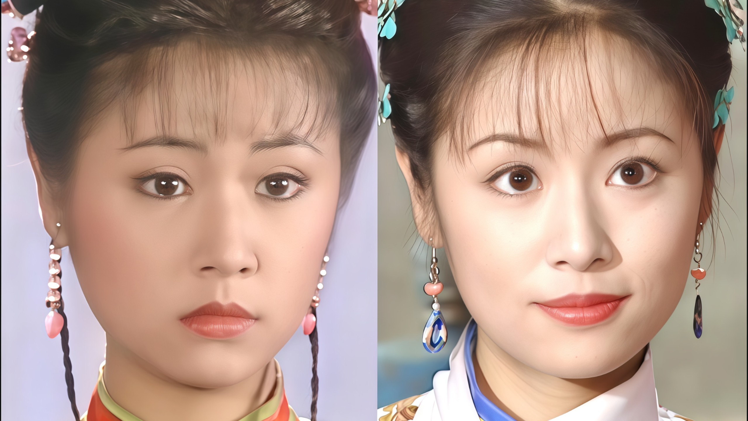 奇怪!明明是同一个人演的，为什么第二部比第一部看上去漂亮太多…