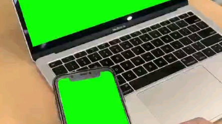 手机电脑绿幕素材