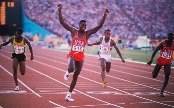 1984洛杉矶奥运会卡尔刘易斯百米（预赛到决赛）