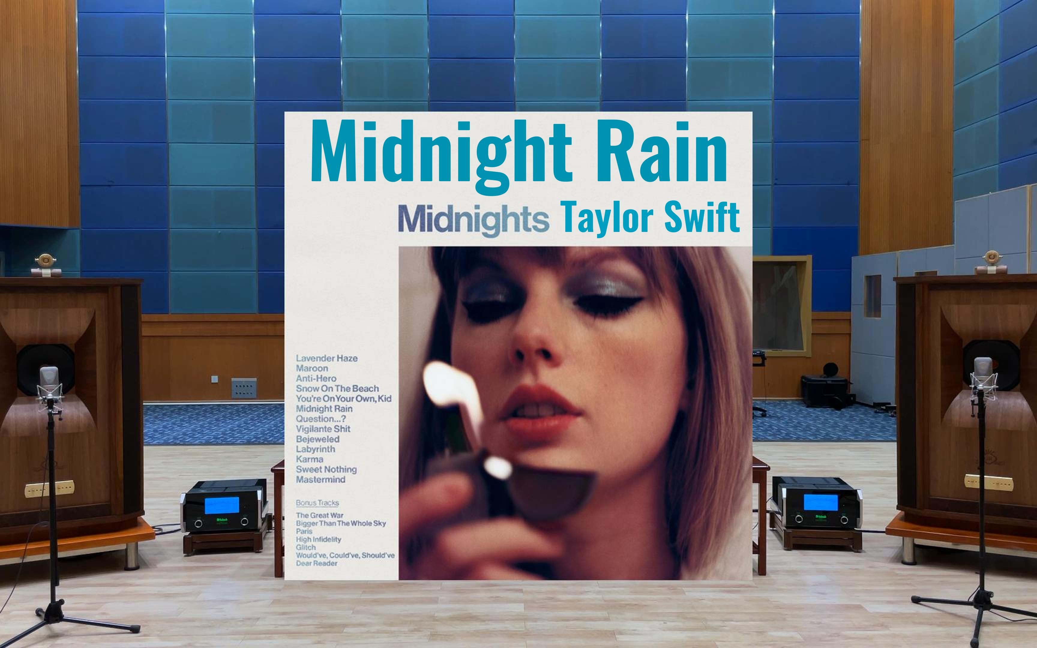 百万级装备试听 Midnight Rain - Taylor Swift【Hi-Res】