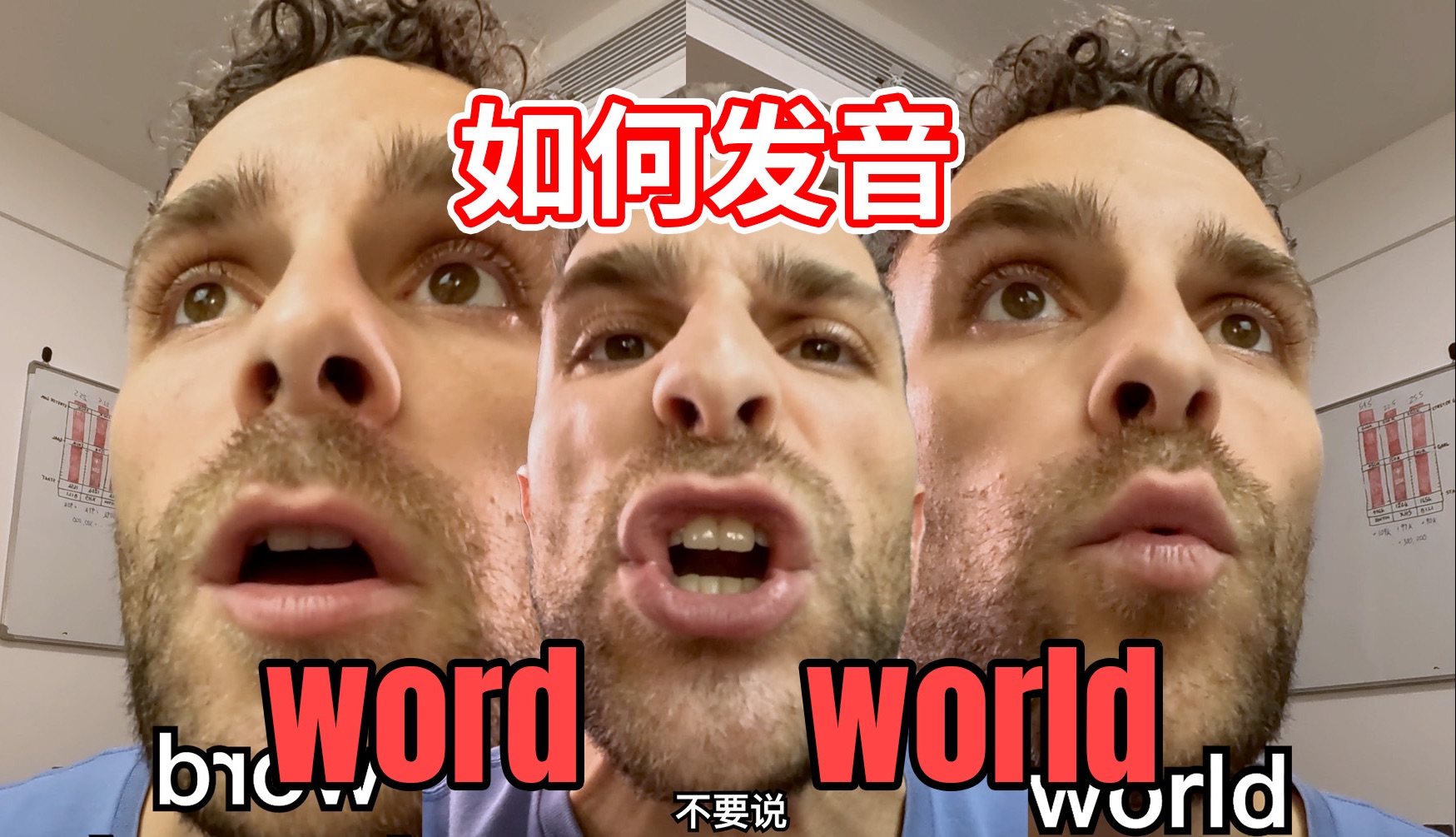 如何发音world和word这两个词