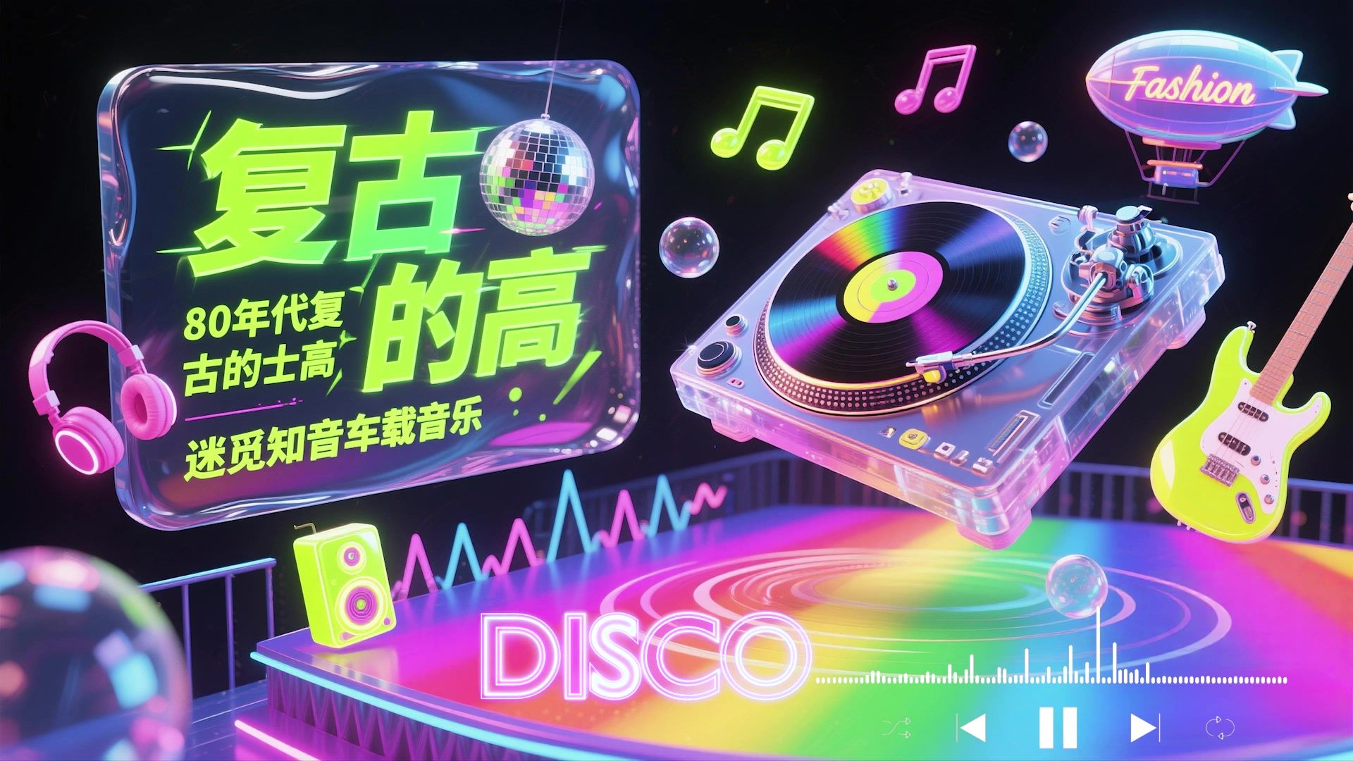 【复古的士高合辑】《精选80年代复古的高系列特辑》迷觅知音车载音乐