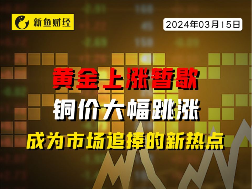 黄金上涨暂歇,铜价大幅跳涨,成为市场追捧的新热点哔哩哔哩bilibili