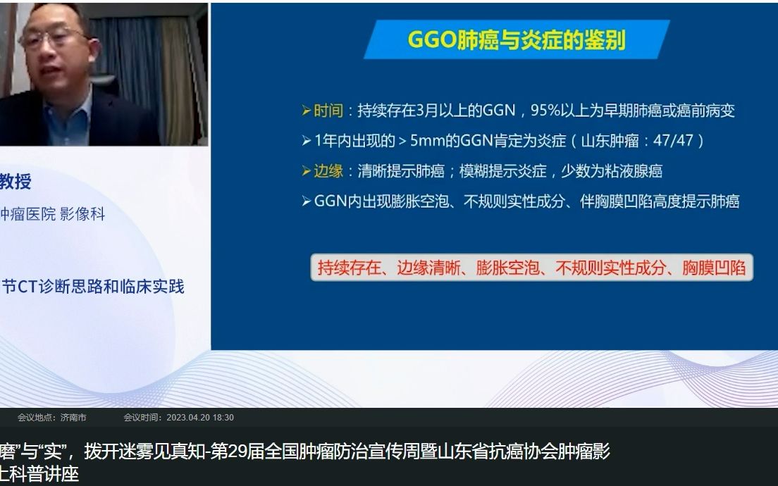 黄勇主任GGO结节CT诊断思路和临床实践