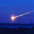 陨石划过俄罗斯西伯利亚，瞬间照亮夜空