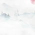 中国风山水烟雾背景视频素材