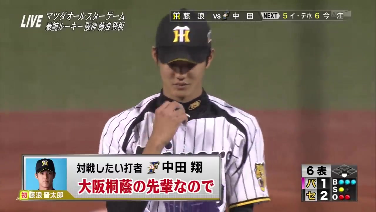マツダオールスター13 藤浪晋太郎vs 中田翔wwwwwwww 哔哩哔哩 つロ干杯 Bilibili