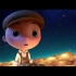 励志动画短片:男孩爬到月亮上，发现月亮山堆满了闪闪发亮的星星✨