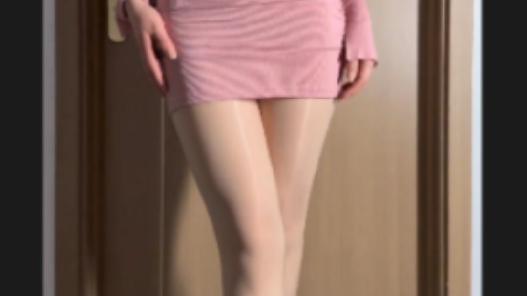 It's got to be a meat-silk wrap-around skirt.